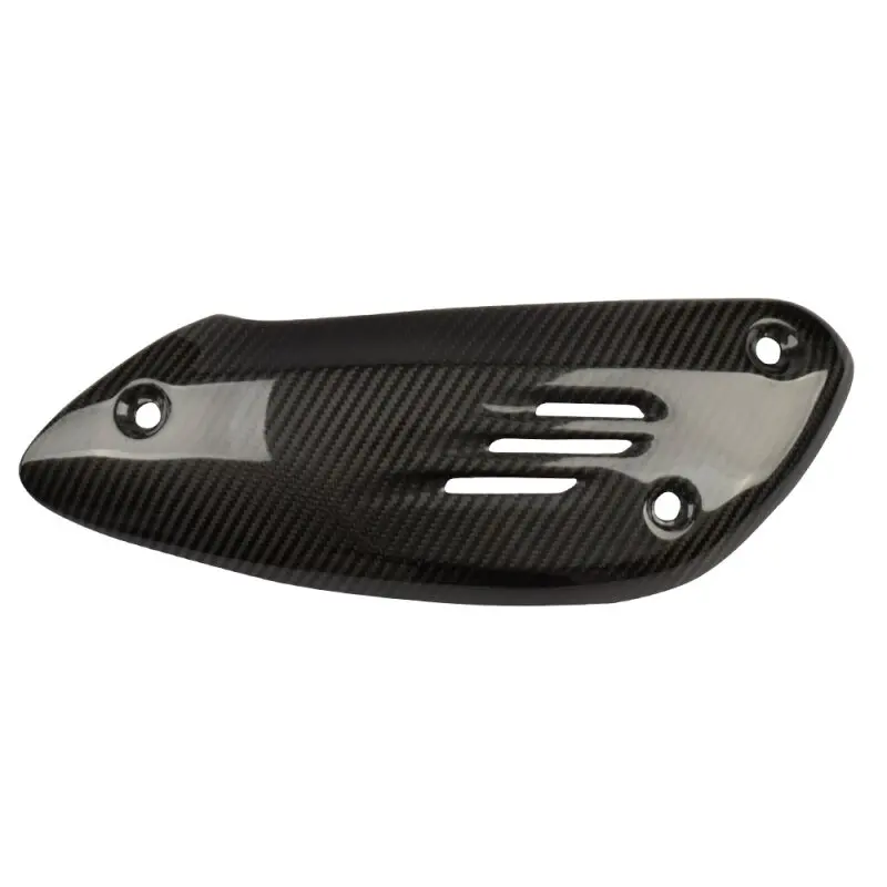 MOTO4U For Vespa GTS300 GTS 125 300 2023 2024 100% Carbon Fiber Scooter Exhaust Cover Decorative Cover Cafe Racer