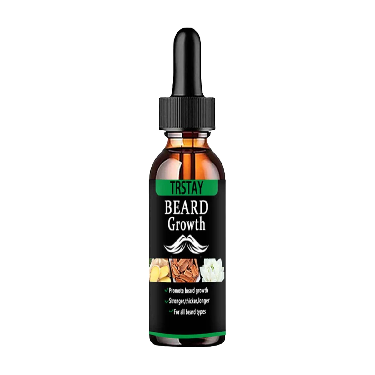 Men Beard Growth Essential Oils Essence Spray Nourishing and Moisturizing Spray Beard Care Grooming Oil