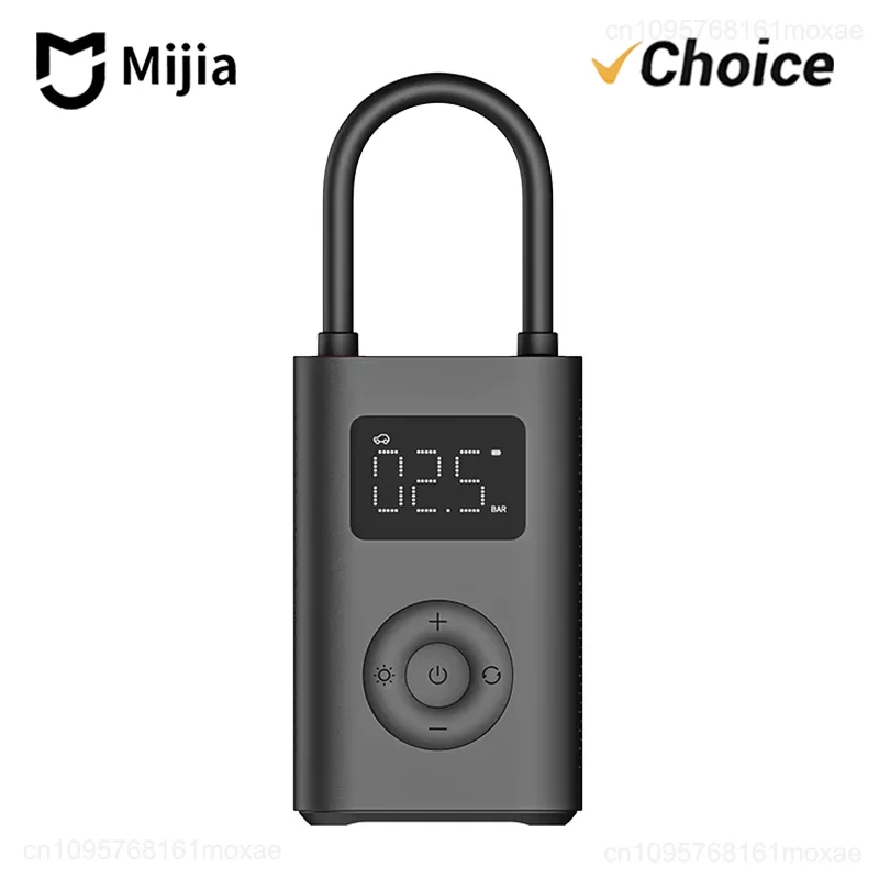 New Mijia Portable Air Pump 3 Electric Tire Inflator Digital Display Auto Stop Air Compressor for Car Bike Motorcycle Ball