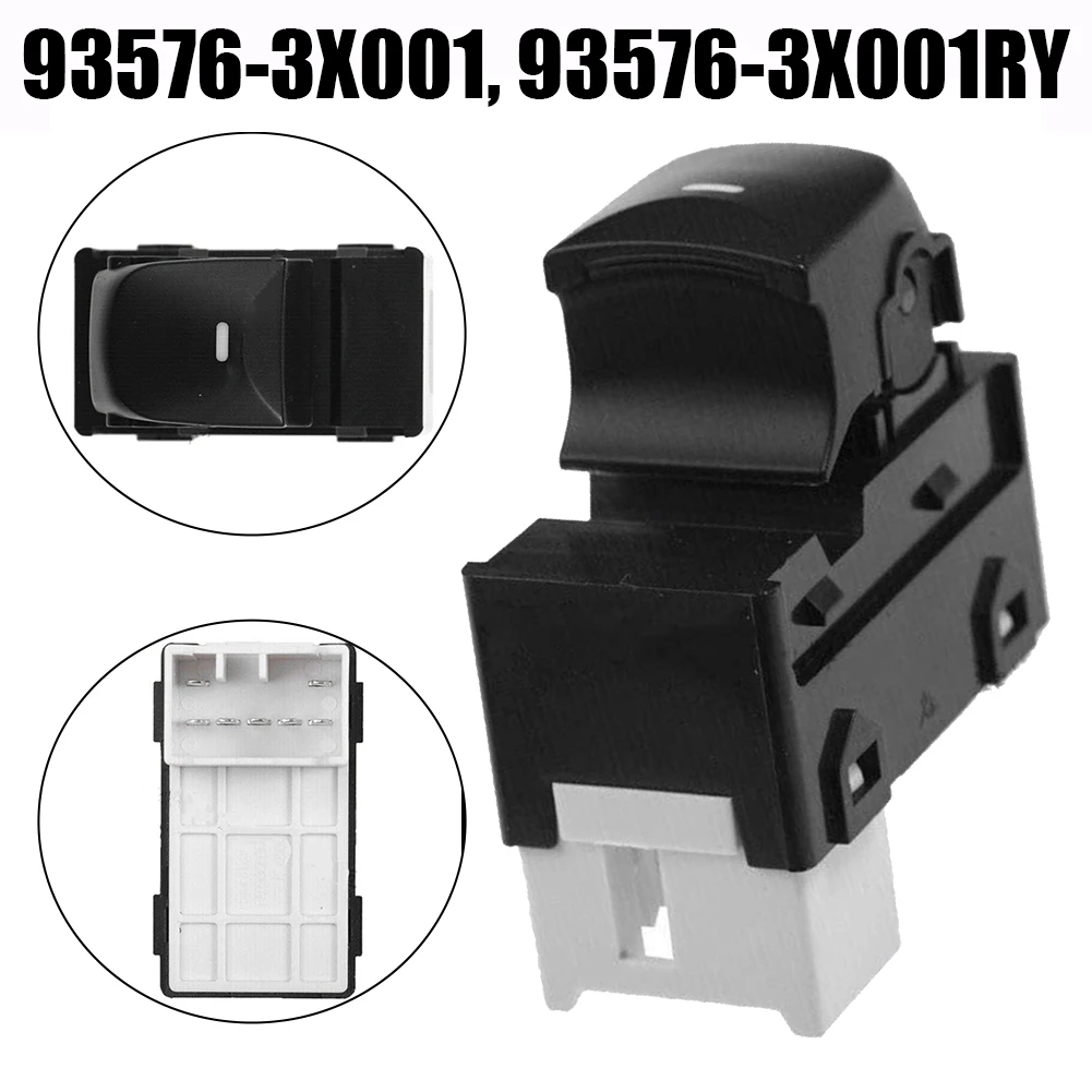 2) Power Door Glass Switch Control Button for Hyundai Elantra  Perfect Match for Car Parts  Black & White  7 Pin Design