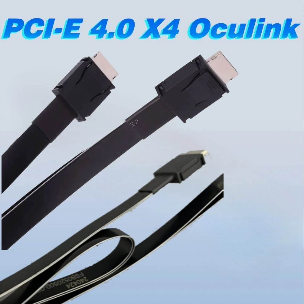 

PCIe 4.0 x4 SFF8611 Male to Male for External GPU Dock Graphics Card PC Laptop Server Transfer Cable for Oculink Cable 25cm 50cm