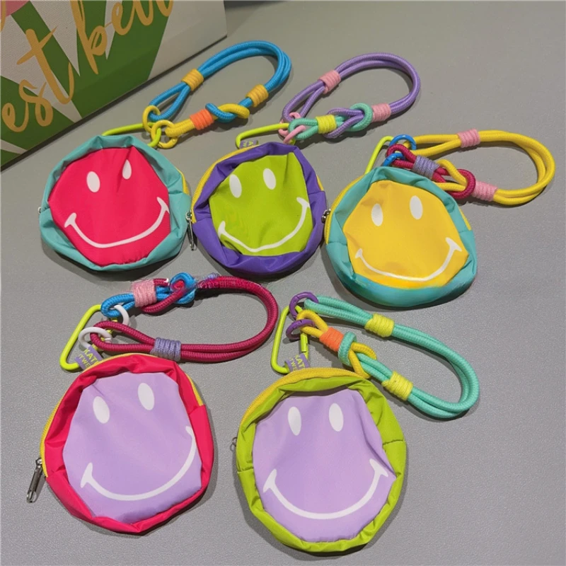 هدية عيد الميلاد لطيف الكرتون مضحك مثلث محفظة نسائية للعملات المعدنية الهاتف قصيرة الحبل حزام الهاتف سوار مكافحة خسر الحبل مجوهرات امرأة #2