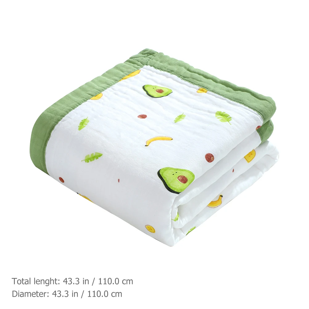

Baby Bath Towel 4-Layer Cotton Swaddle Blanket 110x110cm Towels Newborn Toddler Gifts Lightweight Portable