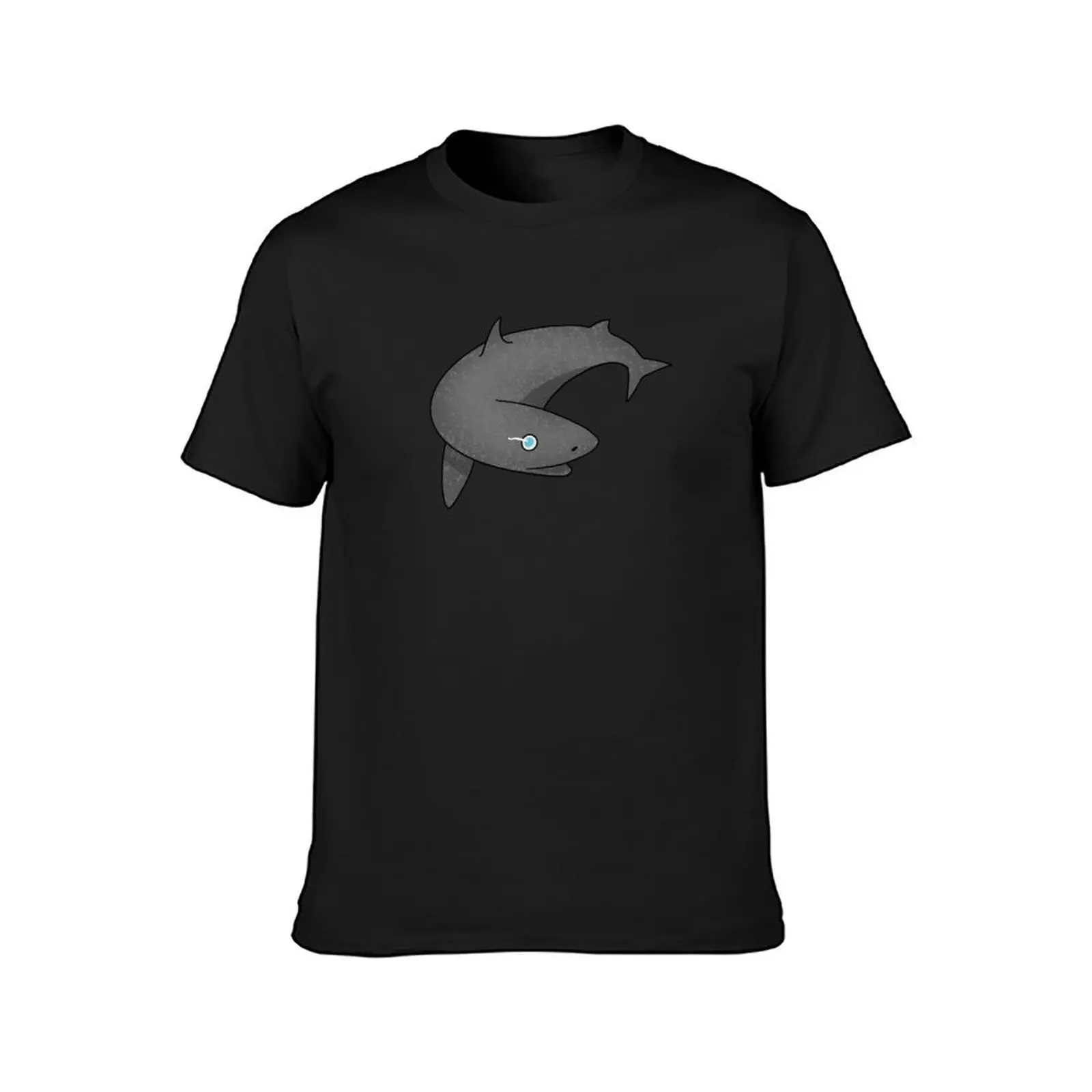 Greenland Shark | Arctic February Prompt List 2021 | QuirkyDolphin T-Shirt boys animal print tops blacks Men's t shirts