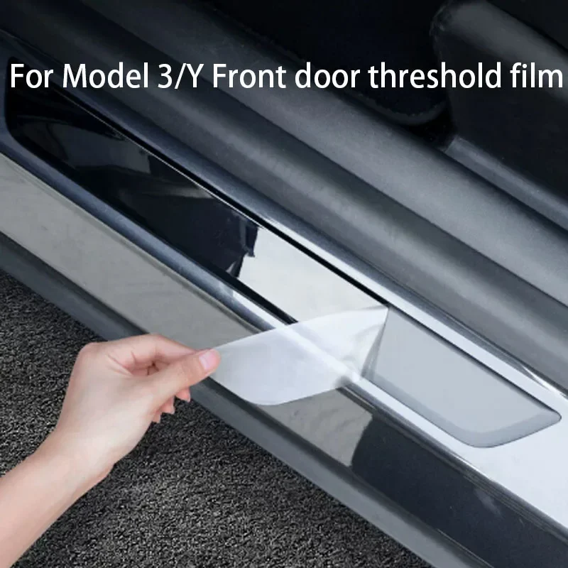 

Для Tesla Model 3Y передние задние двери, порог, защитная пленка из ТПУ, устойчивая к царапинам, внутренняя отделка, аксессуары для модернизации