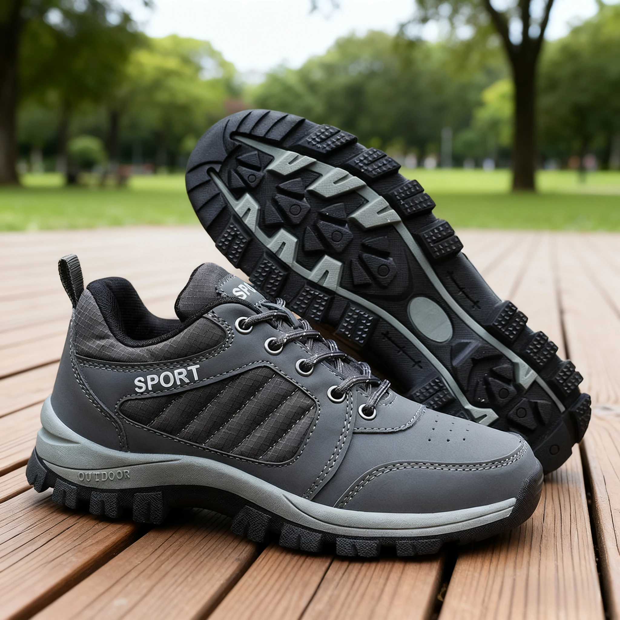 

2025 Women's Shoe Trend: Outdoor Hiking and Off Road Shoes, Spring and Autumn Low Cut Large Durable Anti Slip Sports Shoes