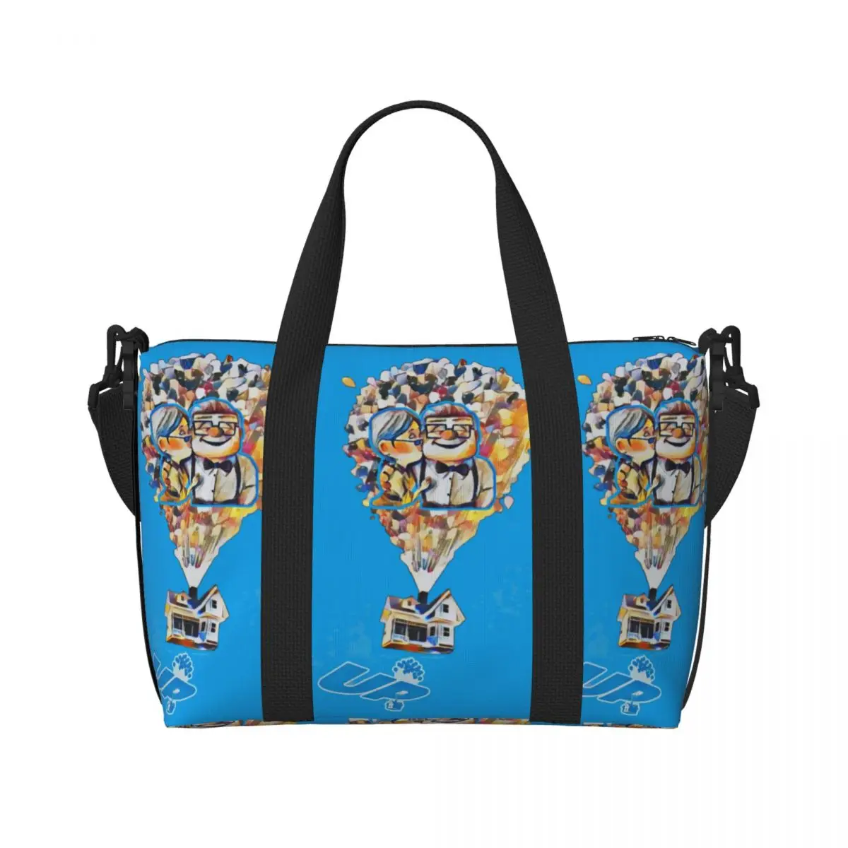 

Custom UP Beach Tote Bag for Women Big Compartment Beach Gym Travel Bags