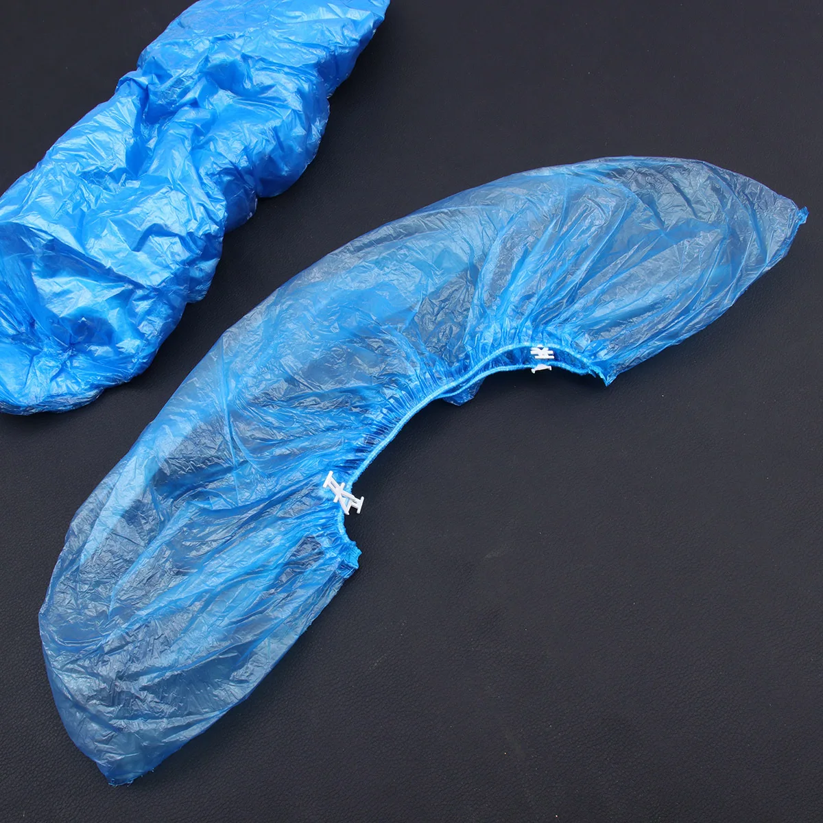 

100 Pcs Shoe Cover Disposable Covers Shoes Protector Machine Antislip Thicken Blue
