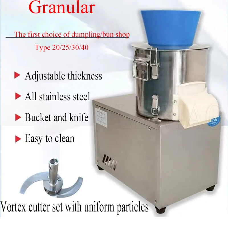 Cortador de legumes comercial elétrico moedor de frutas e legumes picados torcidos bolinhos de legumes recheio de pão