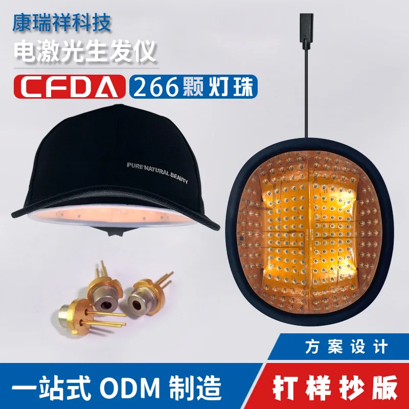 

Лазерный инструмент для роста волос, плотная расческа, LLLT, шапочка для роста, шлем, себорейная физиологическая потеря, уход за пересадками