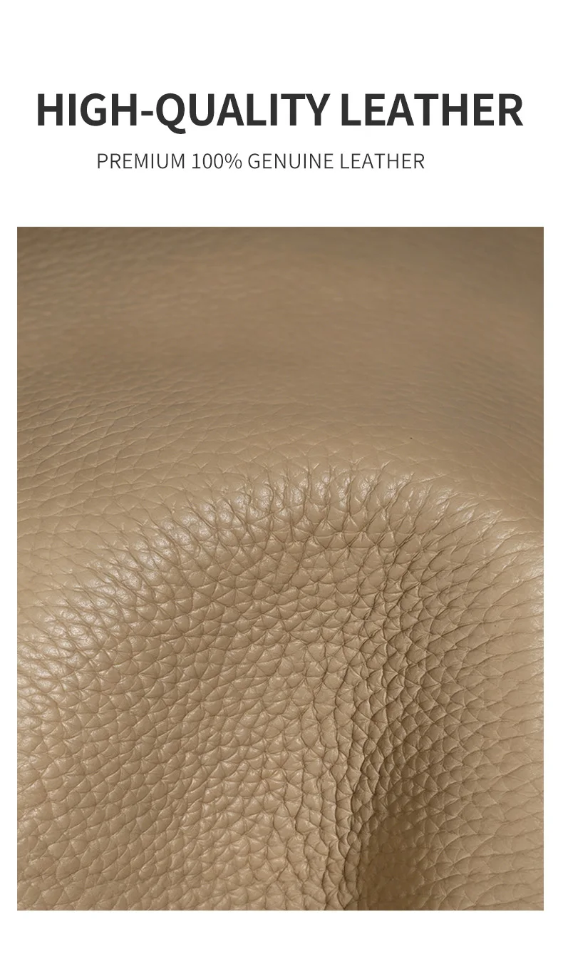 Damen Bucket Bag aus 100% Echtleder, Crossbody Schultertasche, Modische Designer-Shopper-Tasche, Trendige Marken-Handtasche – Detail 9
