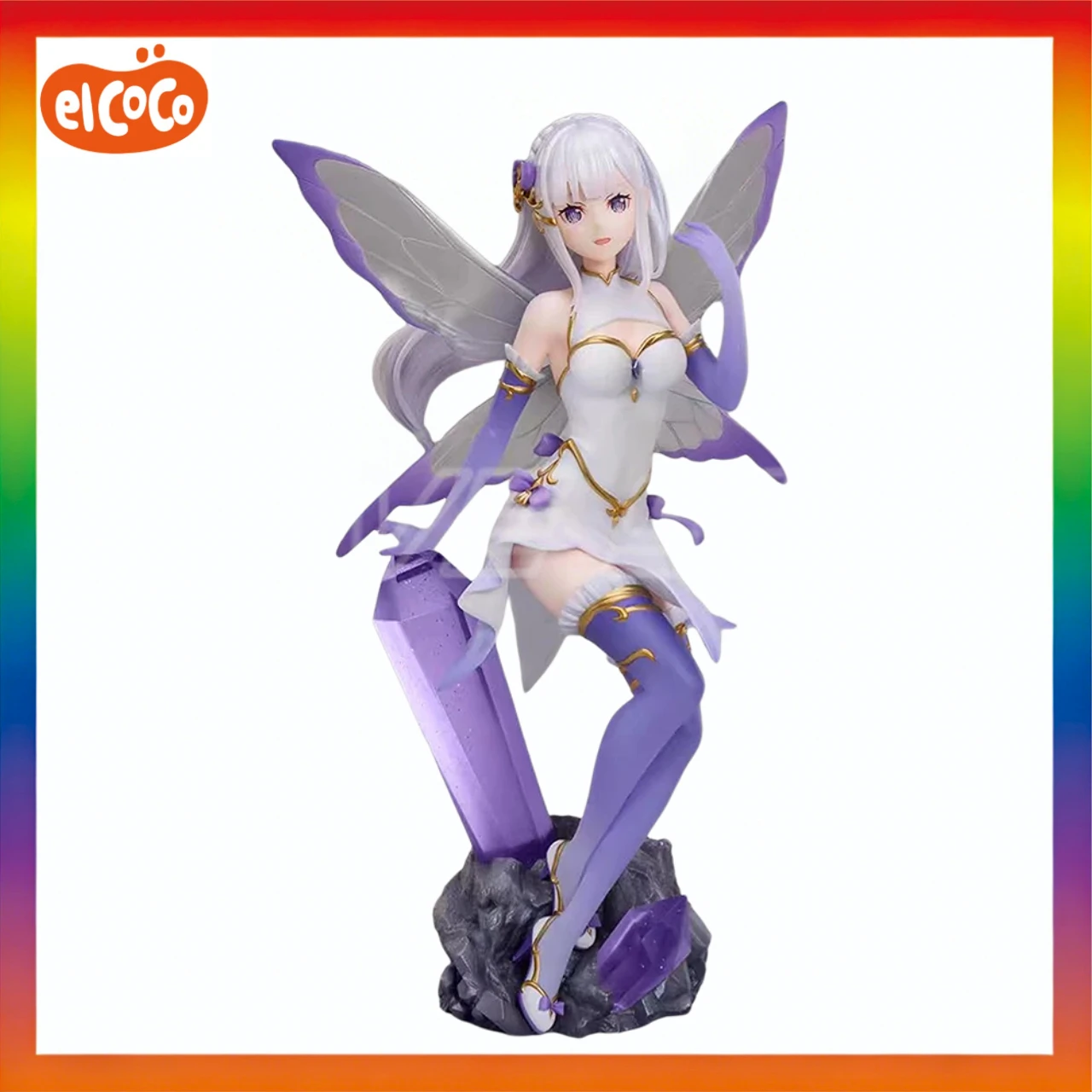 

В наличии: Оригинальные аниме-фигурки ElCOCO Re:ZERO - Жизнь с нуля в другом мире (Эмилия), модели, подарки, игрушки, коллекция
