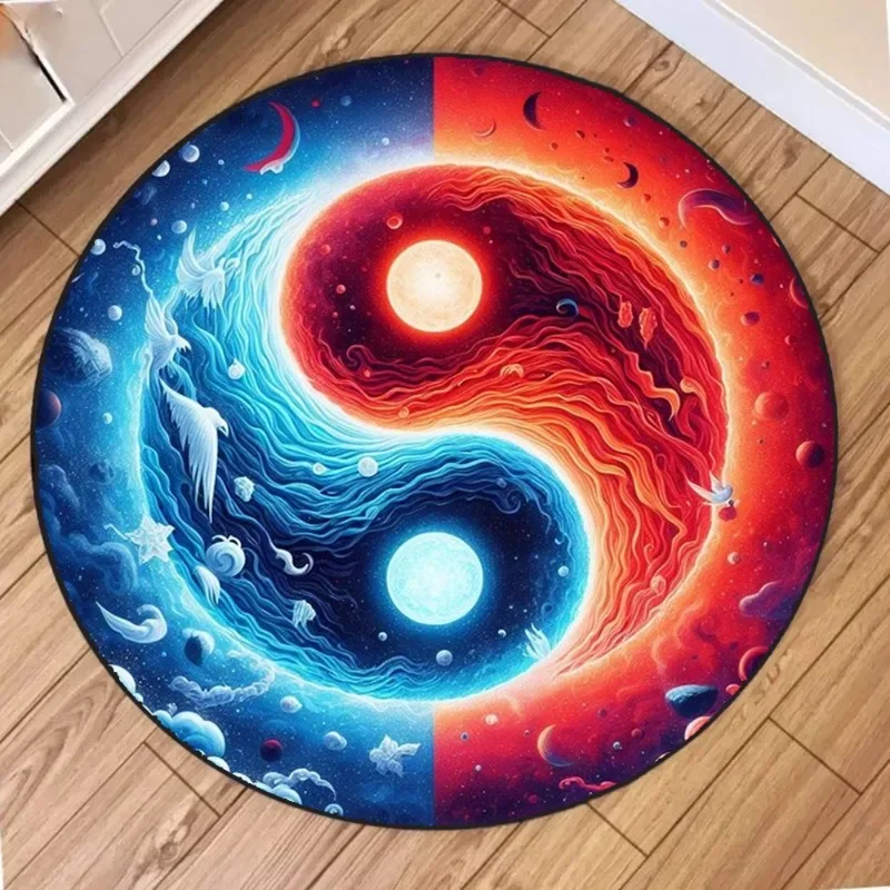 Round  Symbol Rug – Soft Non-Slip Home Decor for Living Room Bedroom