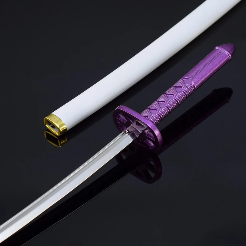 26 cm/10,23 pouces Shinigami Kuchiki Rukia manches enneigées Zanpakuto Anime périphériques japonais Katanas épée arme modèle cadeaux pour les garçons