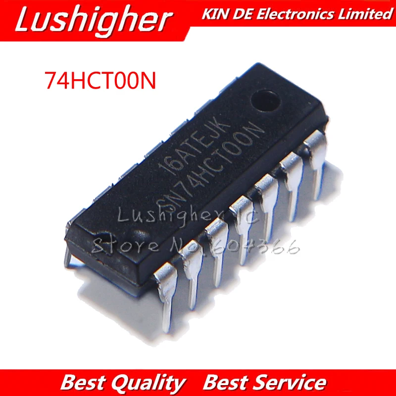 10PCS SN74HC02N SN74HC08N 74HC132 SN74HC32 74HC86 74HCT04 74HC14 74HCT00 74HCT02 SN74HC02N DIP-14