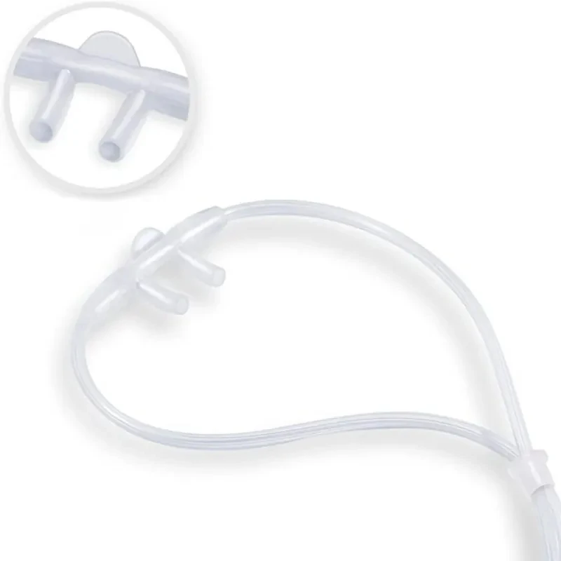 Disposable Silicone Nasal Cannula, 1.5m/2m/2.3m, Independent Packing, Medical Breathing Oxygen Tube