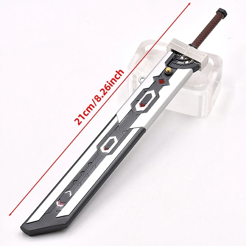 21 ซม.Nukutisu Rushisu Cheramu ฟิวชั่นดาบ Buster ดาบเกมอุปกรณ์ต่อพ่วงรุ่น Bouncing อะนิเมะมังงะคอลเลกชันของขวัญของเล่น