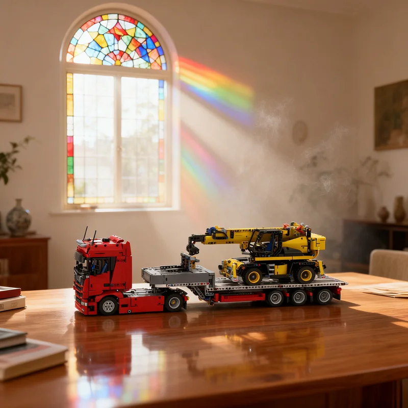2562pcs MOC Technical Scanias Truck Trailer JCB Telehandler Model Toy Building Blocks Architecture Christmas Gifts Craft Art