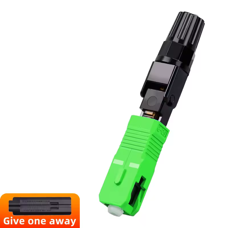 SIGS Fiber Cold Splicer Fiber Optic Connector SC-APC Connector FTTH Embedded Leather Wire Quick Connector - Image 7