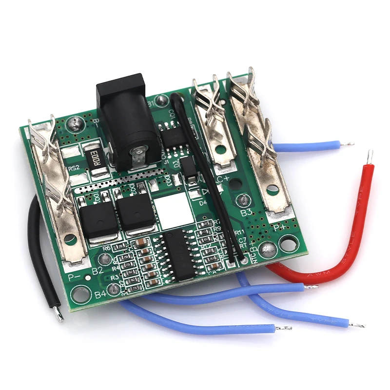 20A 5S Lithium Battery BMS Protection Module, 18V 21V Li-ion Pack Charging Protection Board for Power Tools