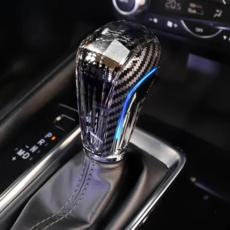 Crystal Gear Shift head Knob Handle Cover For Mazda 2 3 Axela 6 Atenza CX3 CX4 CX5 CX8 Car Interior Trim Modified Accessories