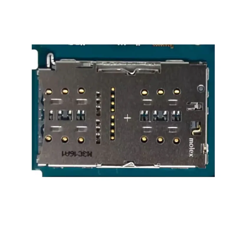 2-10Pcs Sim Tray Slot Card Adapter Socket Reader Plug Connector Jack Contact For Samsung Galaxy A25 A256 A256B M53 SM-M536B M536