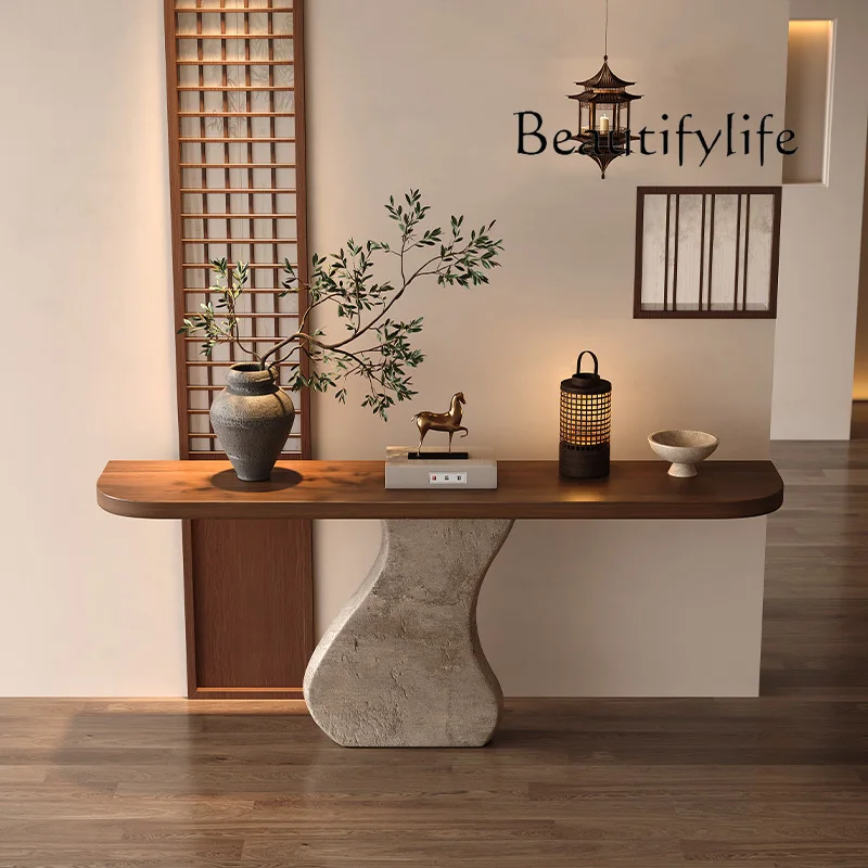 

Wabi Sabi Design Console Table Premium Trendy Modern Glamour Console Table For Hallway Porch Tisch Wohnzimer Möbel Furniture
