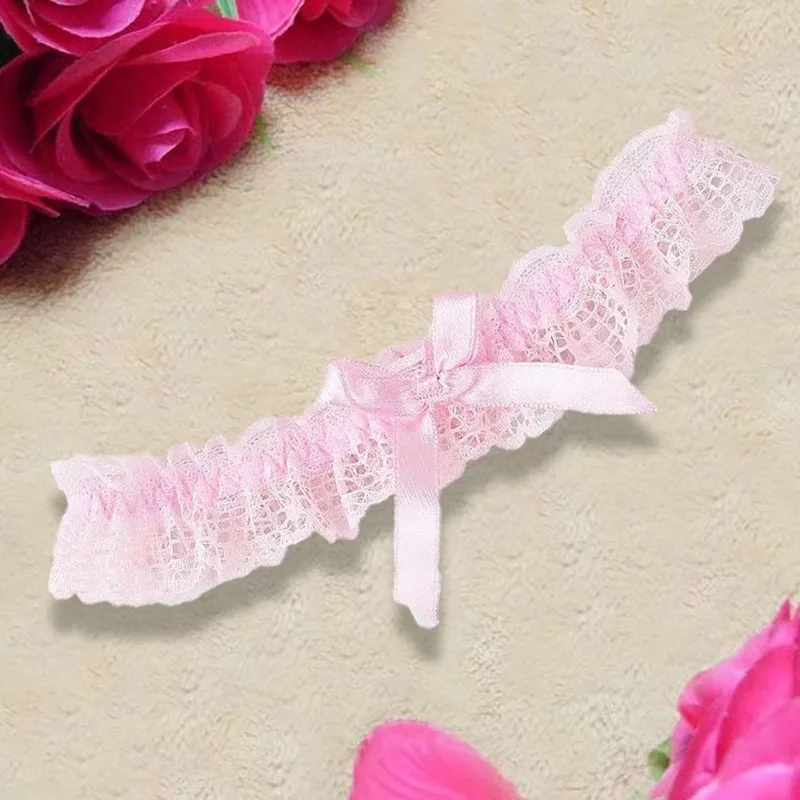 Anneau de jambe à nœud pour femmes, Lingerie Sexy en dentelle florale, porte-jarretelles, boucle de jambe, Costume de mariée Lolita, anneau de bas à la mode Cosplay
