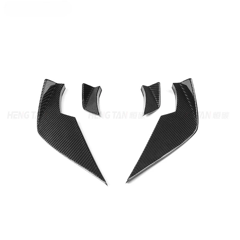 مناسبة لسيارات BMW M3 M4 G80 G82 ألياف الكربون المعدلة VS المصد الأمامي سكين الهواء تحويلة 2021 +