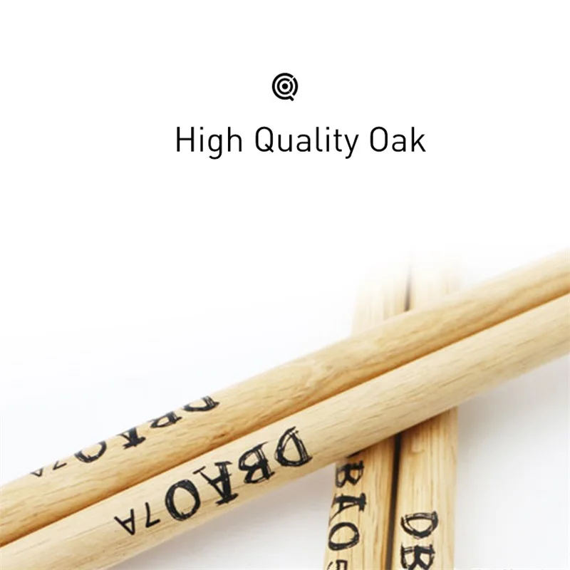 1 Pair Professional Jazz Drum Sticks 5A 7A Oak Wood Drumsticks For Beginners Classic Percussion Musical Instruments Accessories