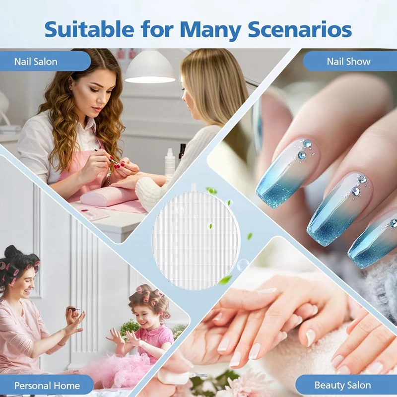 Filtro di ricambio per collettore di polveri per unghie ABDJ-4 pezzi per collettori di polveri per unghie Melodysusie Hpro/Spror, polvere per unghie