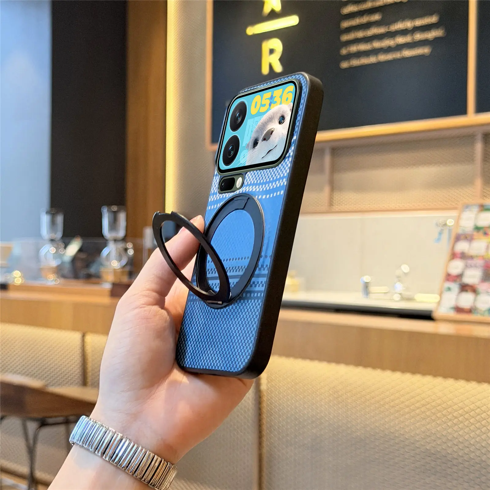 

Чехол с вращающимся кронштейном для Redmi 15 Pro Plus 15R 14 4G 163 мм, магнитный кожаный противоударный защитный чехол с защитой от падения, полузавернутый чехол