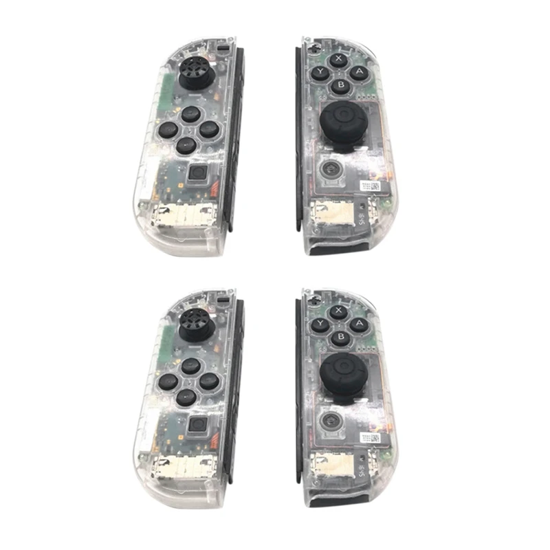 2X sarung casing transparan wadah untuk pengontrol Nintend Switch NS Joy-Con