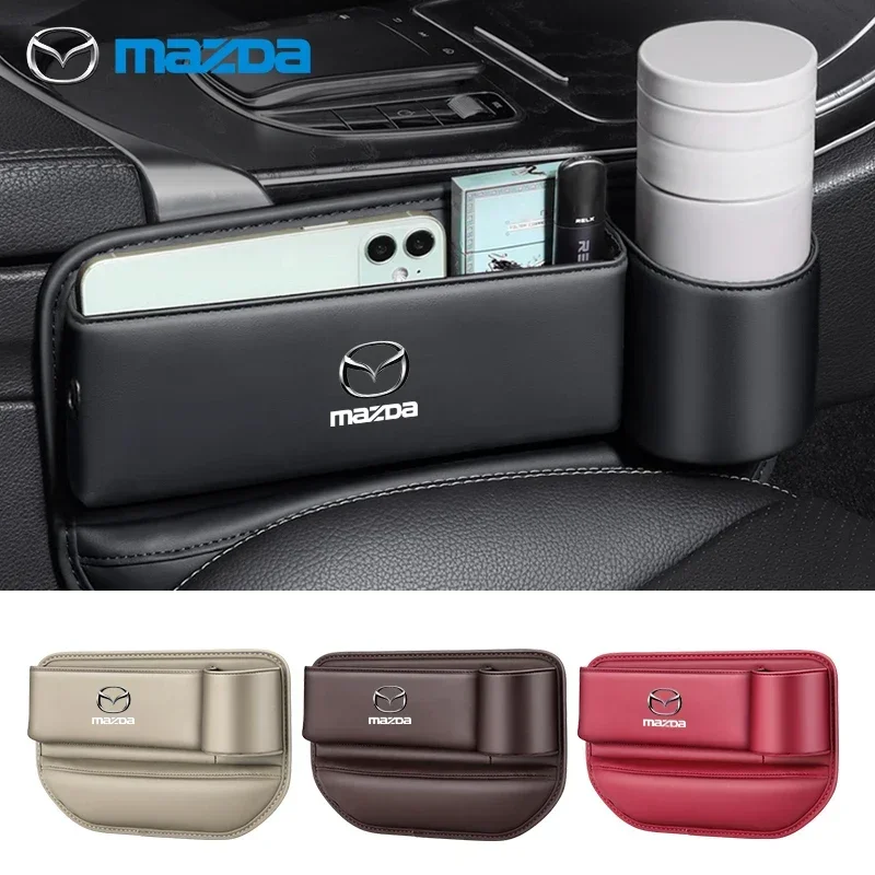 

Car Seat Gap Organizer Multifunction Storage Box Cup Holder For Mazda 2 3 6 5 Atenza CX3 CX5 MX5 CX7 Axela CX30 CX90 CX60 CX50