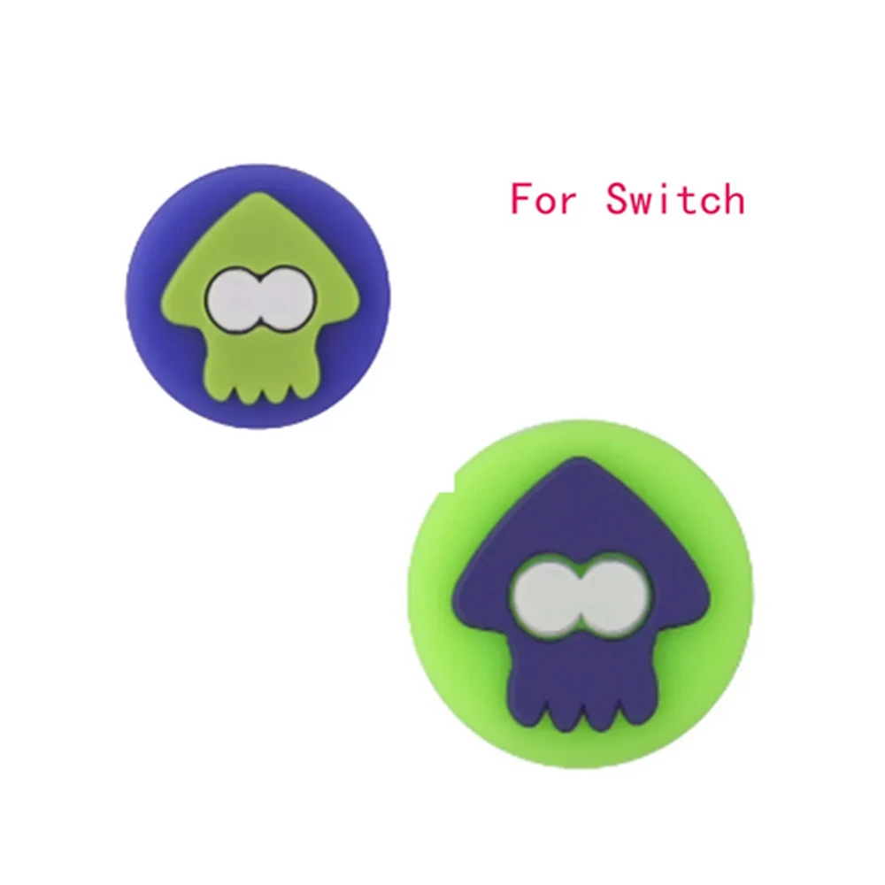 1 pz Silicone antiscivolo Joystick analogico Thumb Stick Grip Cap per Switch Gamepad Rocker Cap per Splatoon