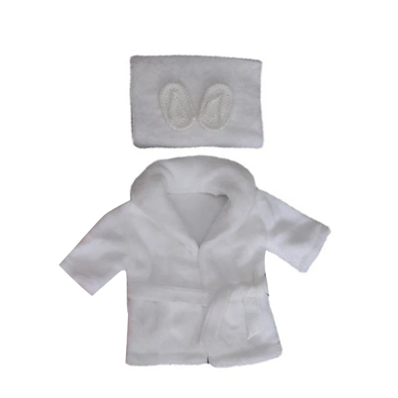 Newborn Baby Boy Girl Robe Set Toweling Terry Infant Bathrobe Home Sleeprobe