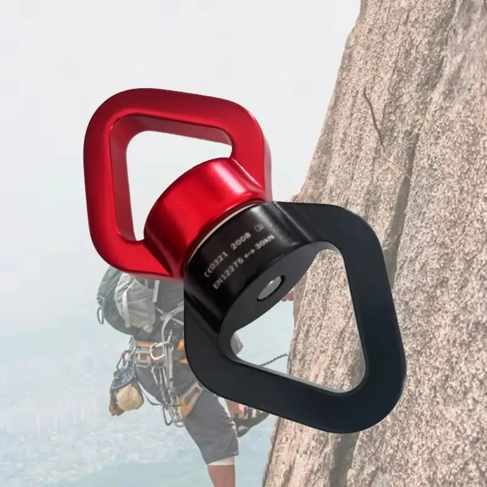 Spinner 360° Rotation 30kN Swivel Carabiner Heavy-Duty Anti-Tangles Rotating Carabiner Universal Swivel Connector Lyra Hoop view 4