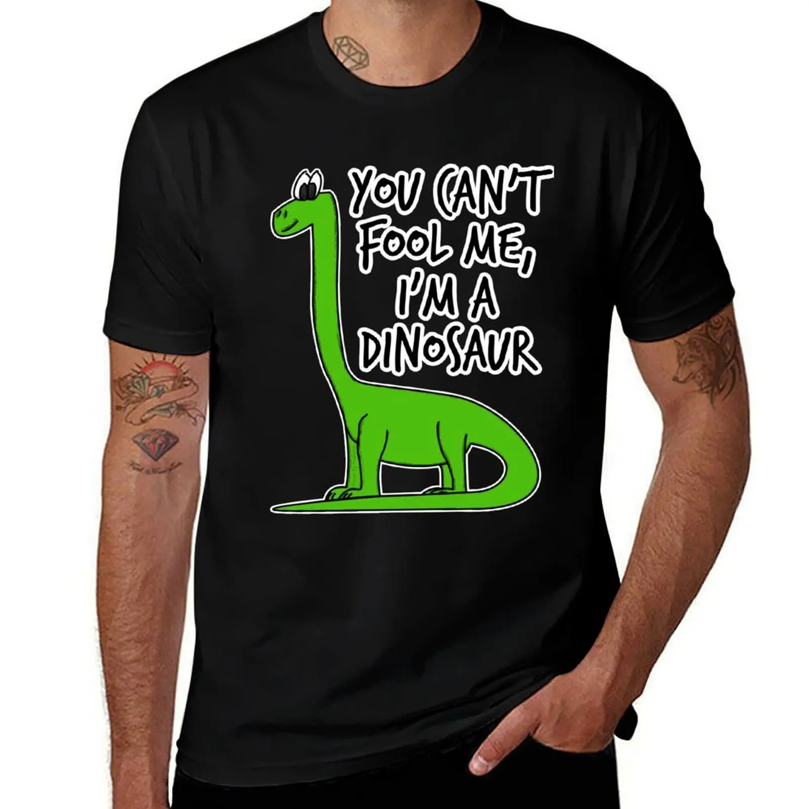 You Can't Fool Me, I'm A Dinosaur T-Shirt Novelty Graphic Tee Shirt T-Shirt
