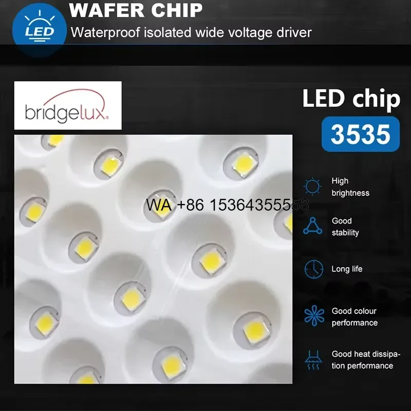 Wmwmnu LED Industrial High Bay Light IP66 Explosion Proof ATEX Aluminum 6000-6500K