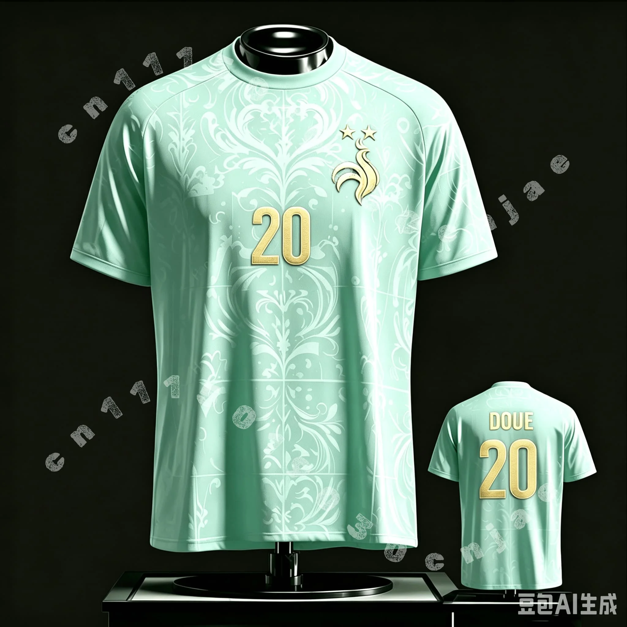 2026 Frankreich Fan-Edition Trikot_T-Shirt_ Mbappé # 10, Dembélé # 7 — Sport-T-Shirt für Kinder, Erwachsene, Männer, Frauen, Sport- und Freizeitoberteile – Detail 3