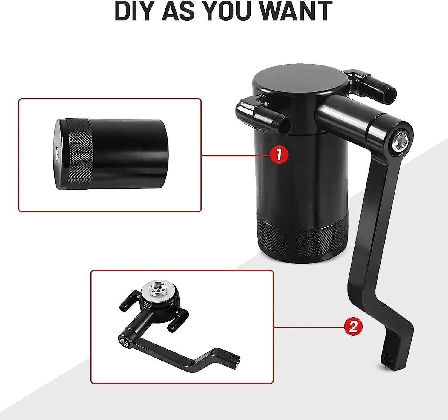 Kit de lata de captura de aceite de palanquilla de 6,4 L, soporte HEMI Z de 5,7 para Dodge Charger Challen 11-21