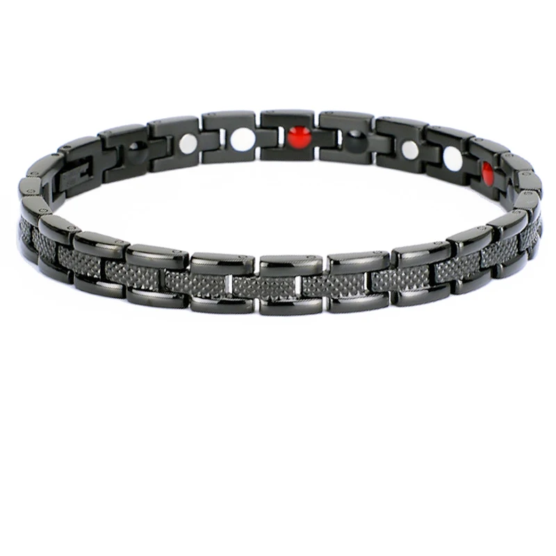 Magnetic Bracelets for Women Ultra Strength 3500 Gauss Magnet Steel Jewelry Gifts Adjustable Bracelet Length