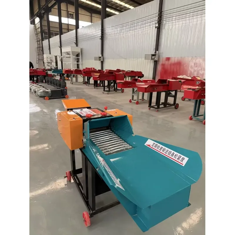New Electric Chaff Cutter Machine for Grains Stainless Steel 2 Ton/H Capacity Livestock Farm Fodder Processing 110V/220V/380V