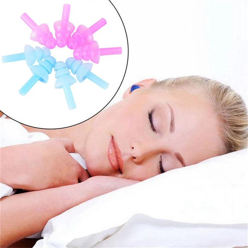 Tappi per le orecchie in Silicone morbido isolamento acustico tappi per le orecchie protezione per le orecchie Comfort tappi per dormire antirumore strumento per la riduzione del rumore da viaggio