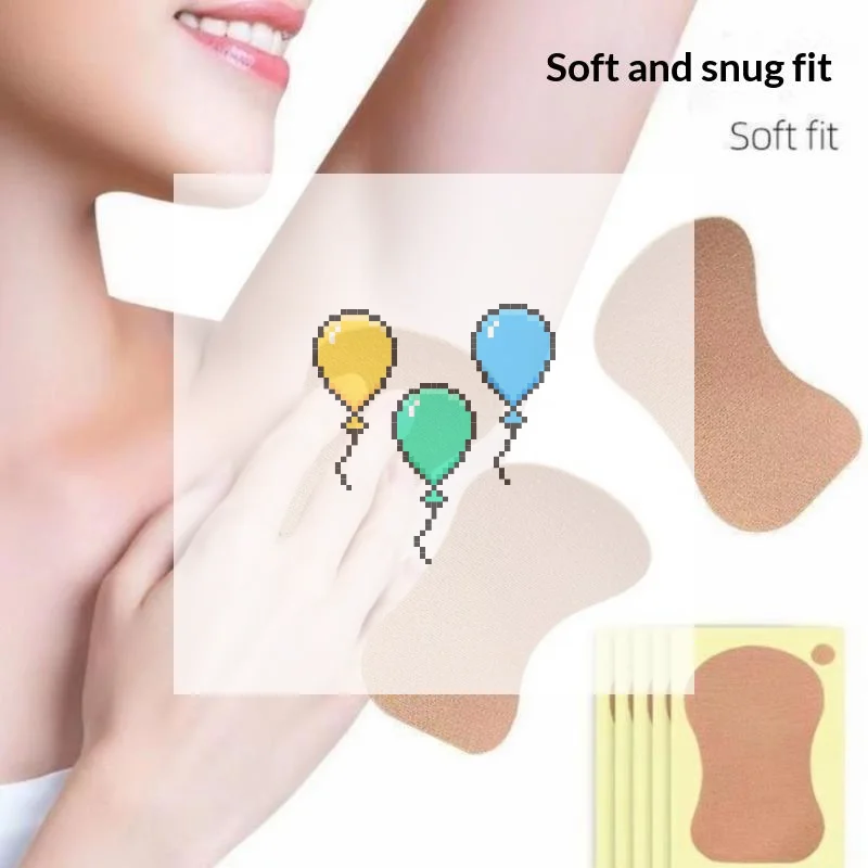 10Pcs Unisex Summer Sweat Pads Deodorants Underarm Anti Perspiration Sweat Pads Disposable Armpit Absorb Useful Shield Pads