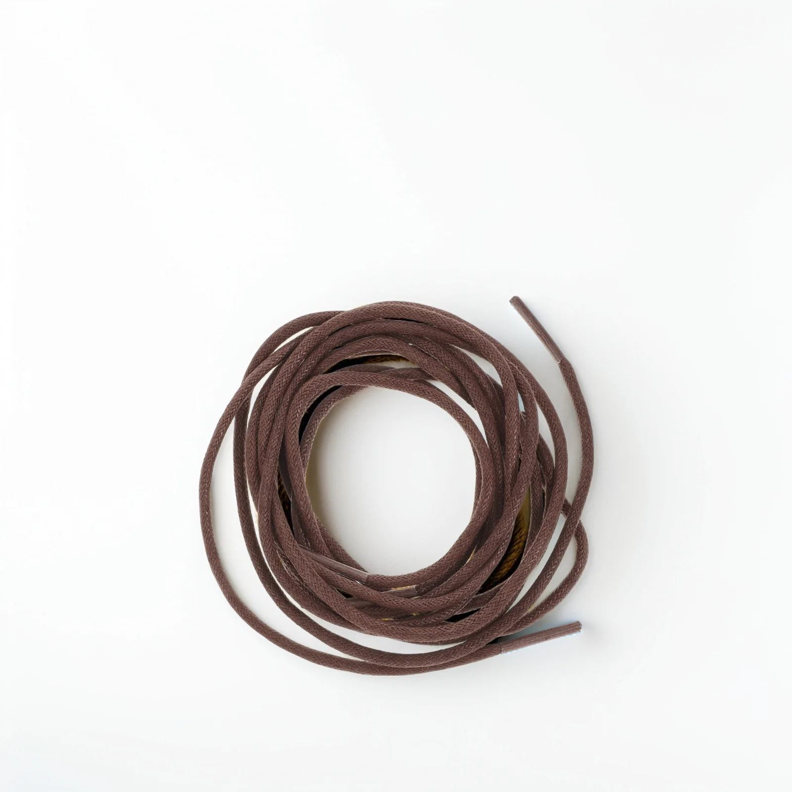 

1pcs Round Waxed Shoe Laces for Boots Men Women Brown 120CM Yarn Shoelaces Dress Shoes Sneakers Boot Laces Durable
