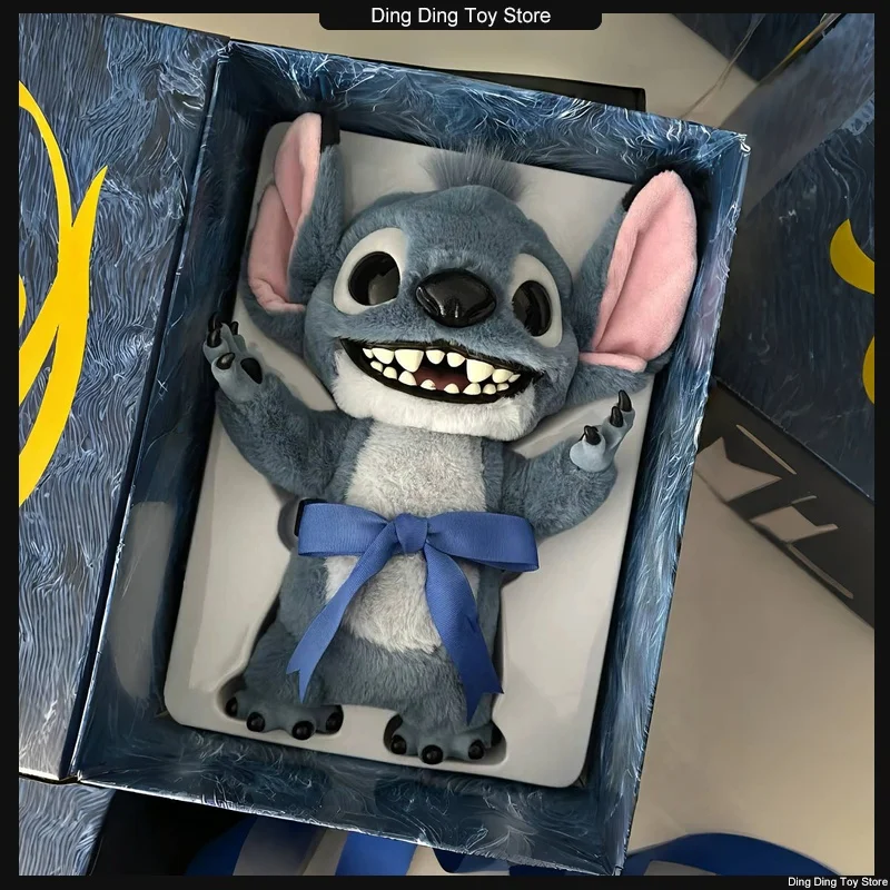 新しい本物のディズニーステッチぬいぐるみフィギュア人形 16/28 センチメートルかわいいアニメステッチバックパックペンダント人形ぬいぐるみキーホルダーおもちゃギフト