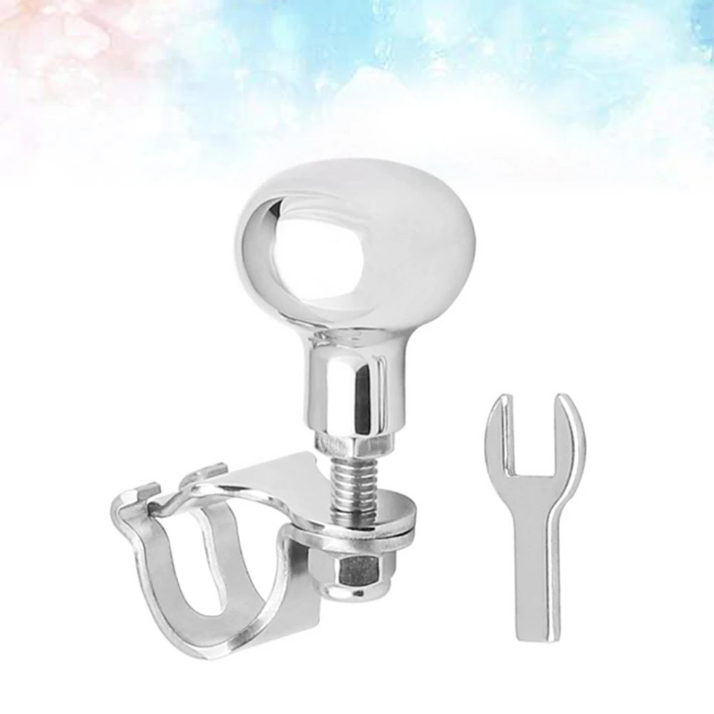 

Boat Steering Wheel Assistive Device 316 Stainless Steel Maneuvering Knob Ball Yacht Silver Suitable 20mm 25mm