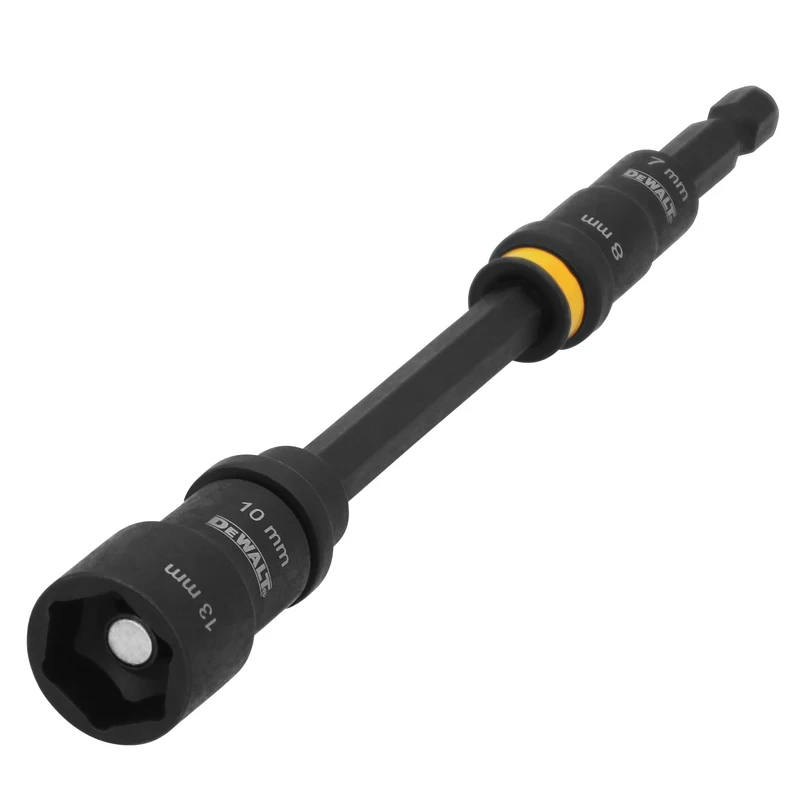 DEWALT DWADENDEXT-2 FLEXTORQ 6” 4-IN-1 DOUBLE ENDED NUT DRIVERS High Lifespan Impact Resistance Power Tool Accessories