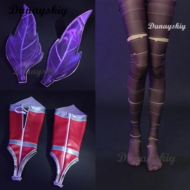Game LOL The Rebel Xayah Rakan Cosplay Costume Wig Uniform For Women Cos Christmas Party Halloween Cosplay view 5
